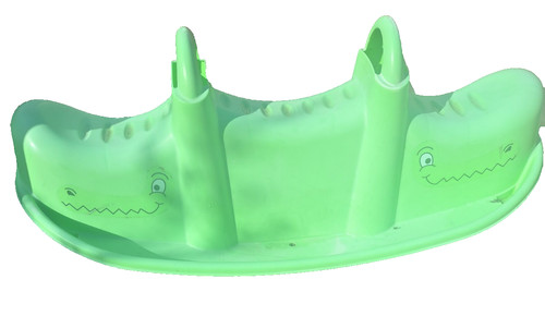Plastic crocodile rocker - crocodile,