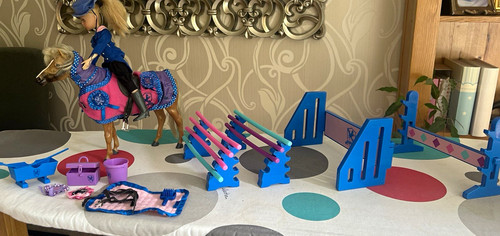 Chad valley horse riding set - horse, set-
